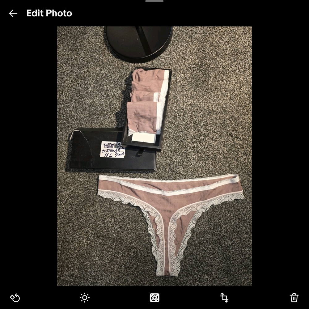 Women's Lace Trim Panties - Pink